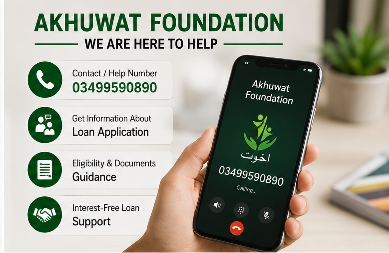 Akhuwat Foundation Contact Number for loan application help