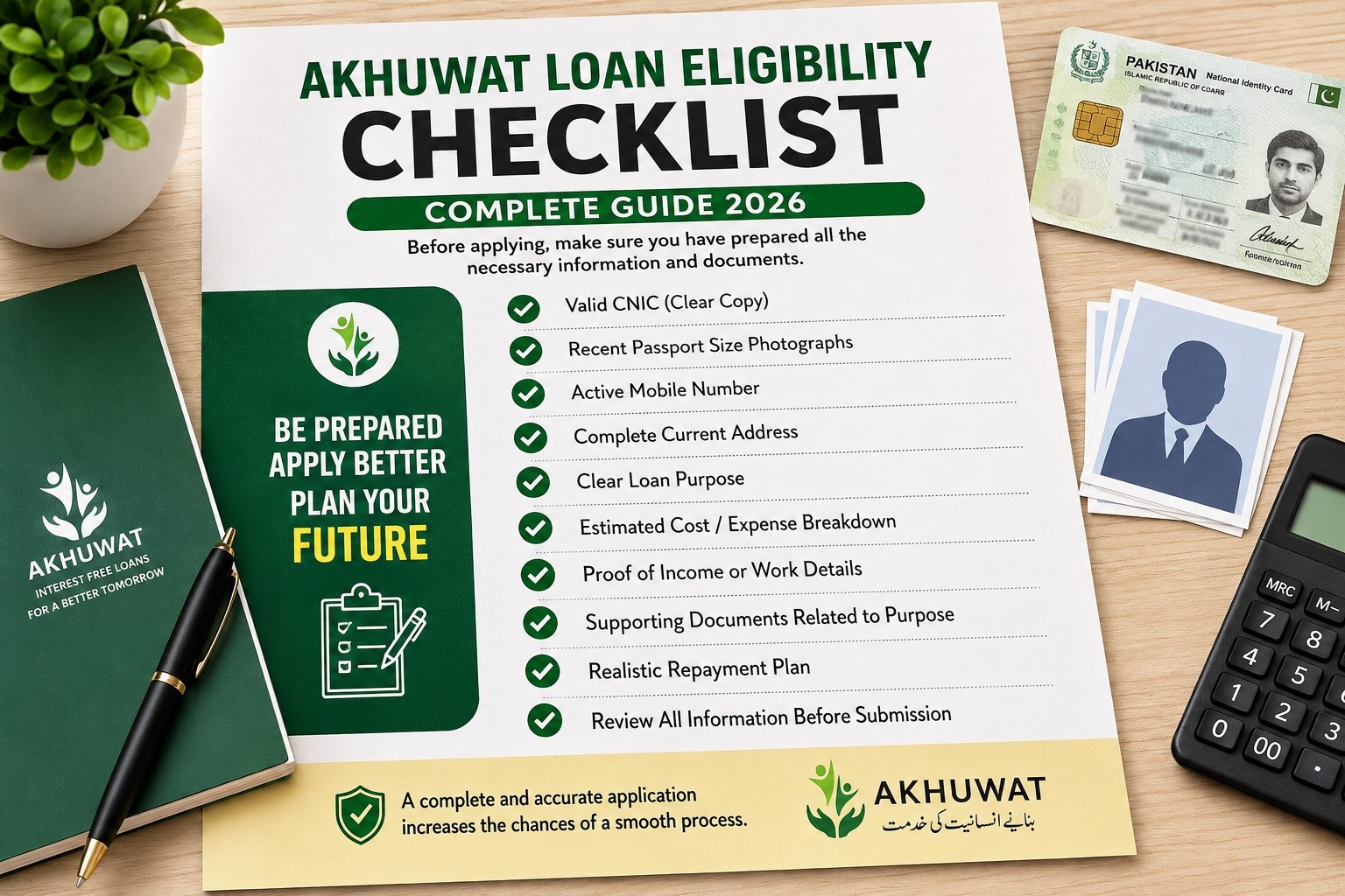 Akhuwat Loan Documents Checklist 2026